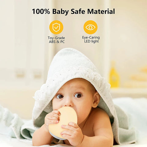 Egg Shape Night Light - RGB Pat Light for Kids & Baby Feeding