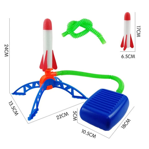 Kids Rocket Foot Pump – Air Powered Soaring Rocket Launcher for Children