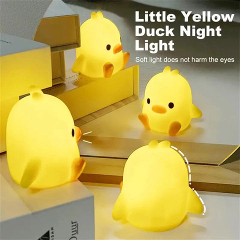 Little Yellow Duck Night Light - Creative Children's Desk Lamp