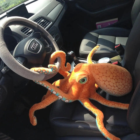 Simulation Octopus and Squid Plush Toys – Realistic Animal Stuffed Dolls