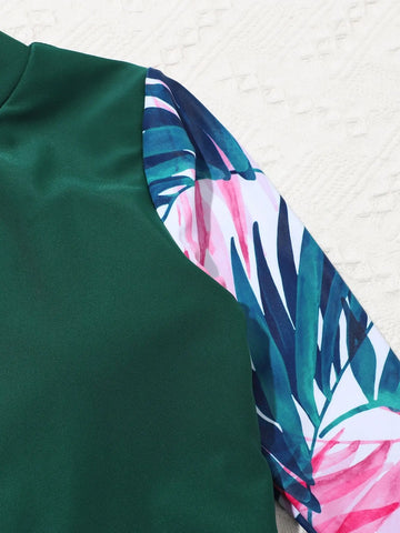 Modest Long Sleeve Swimwear with Skirt and Pants