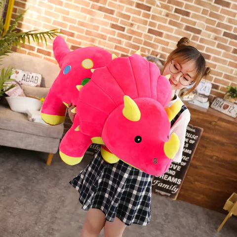 Creative Big Plush Soft Triceratops Stegosaurus Dinosaur Plush Toy