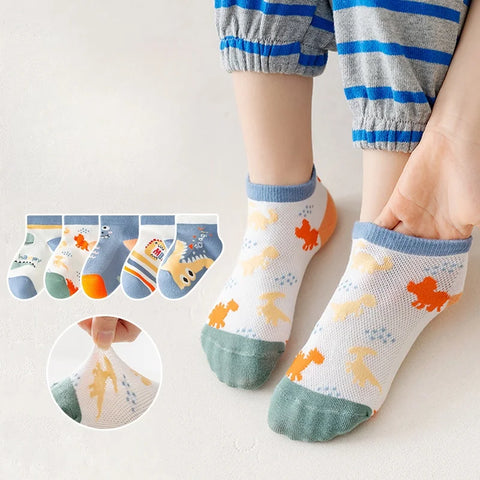 Children's Cotton Cartoon Socks for Boys and Girls