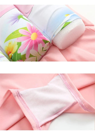 Pink Float Swimsuit for Kids - One-Piece Floating Swimwear for Girls!