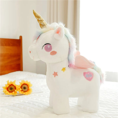 Fantasy Unicorn Plush Toy – Cute Angel Pegasus Stuffed Doll