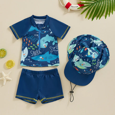 Underwater Designed Swim Set for Kids - For Sun Protection and Comfort! Teeny Pandas