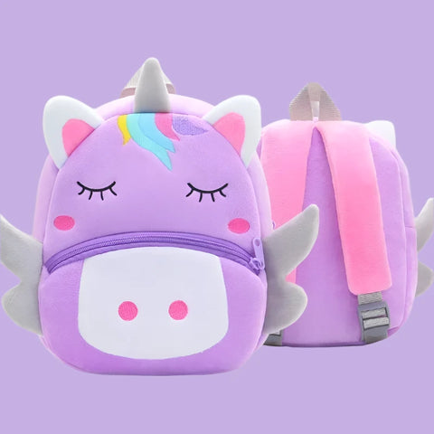 Cute Cartoon Animal Series Plush Backpack for Kids