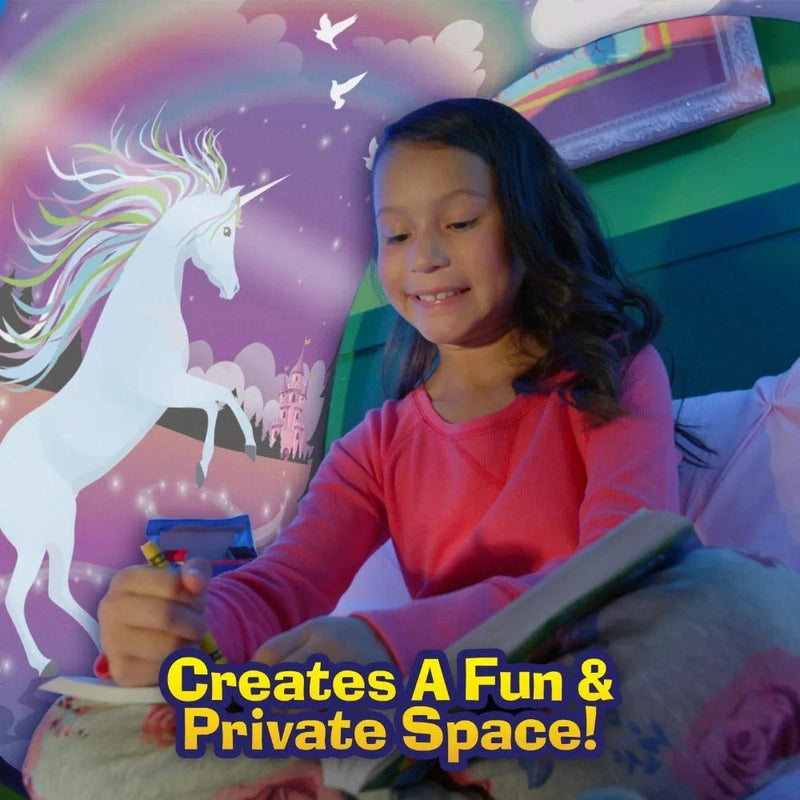 Kids Dream Overbed Tent – Cozy Sleep & Play Dome for Bedtime Fun Teeny Pandas