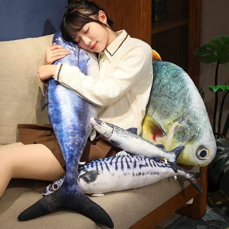 3D Simulation Fish Plush Toys - product detail view 6