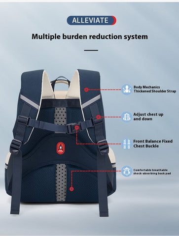 Elementary School Backpack- Ultra Light, Durable, and Dirt-Resistant