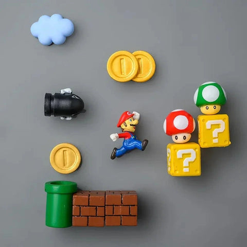 Classic Cartoon Refrigerator Magnet - Game Character Fridge Magnet Stickers