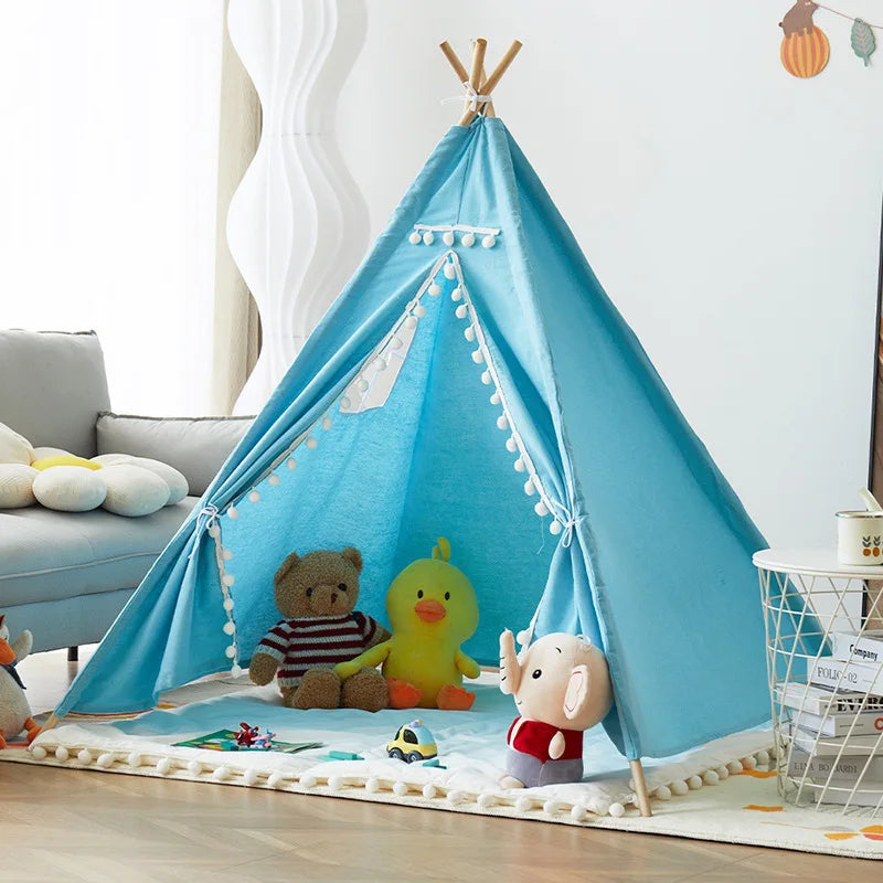 Kids Teepee Tent – Indoor &amp; Outdoor Playhouse for Imaginative Fun Teeny Pandas