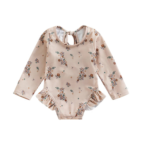 Ruffle Backless Bodysuit for Toddlers - For a Elegant Summer Look! Teeny Pandas