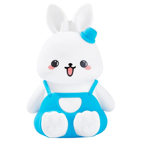 Cute Rabbit Kids Night Lights - 5 Colour Changing LED Silicone Lamp!