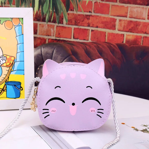 Cute Cat Cartoon Crossbody Bag