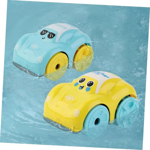 Wind-Up Car Submarine Bath Toy – Dual-Use Water & Land Play