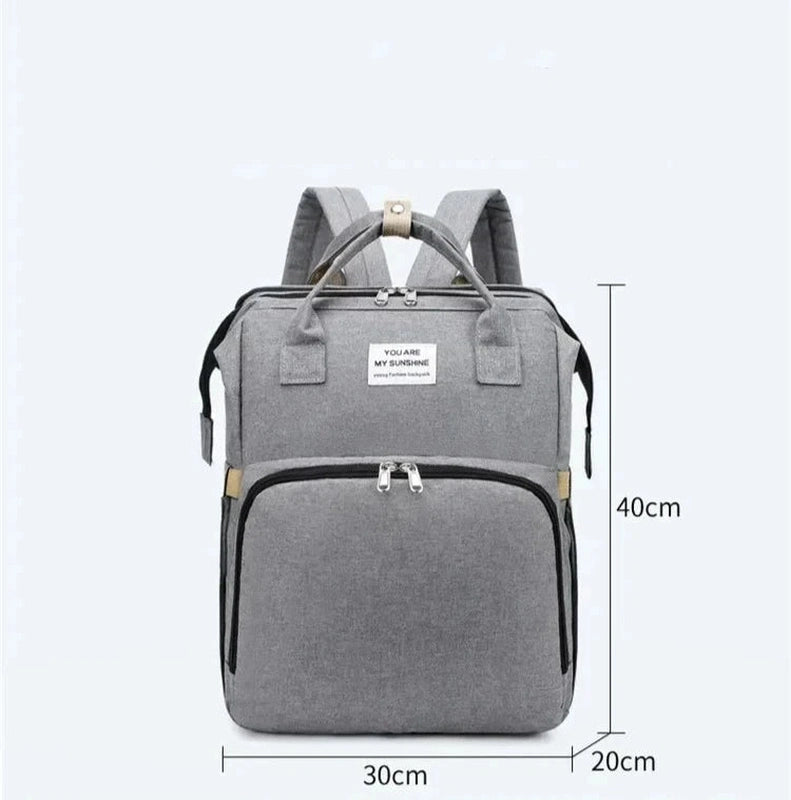 Multifunctional Nappy Backpack with Portable Crib – Convenience Meets Comfort for Parents on the Go Teeny Pandas