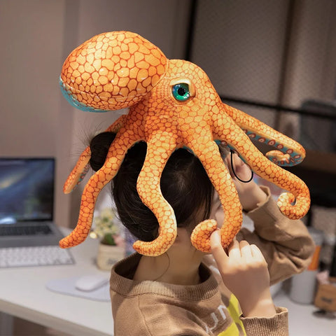 Octopus Plush Toy – Soft Stuffed Marine Animal for Kids and Adults