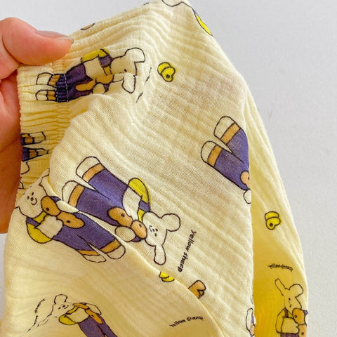 Cartoon Pattern Anti-Mosquito Harem Pants for Kids - Summer Loose Trousers