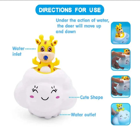 Cute Swimming Cloud Shower Bath Toy