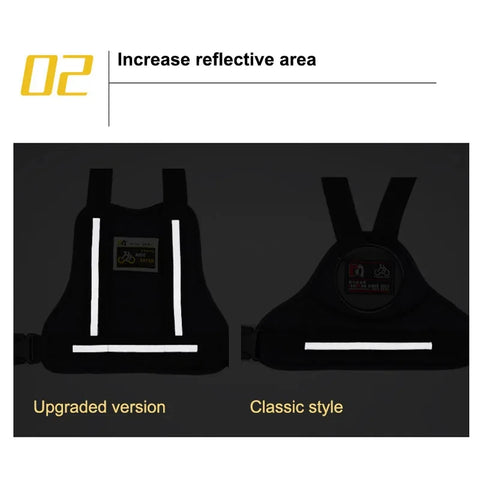 Child Motorcycle Safety Harness with Reflective Design