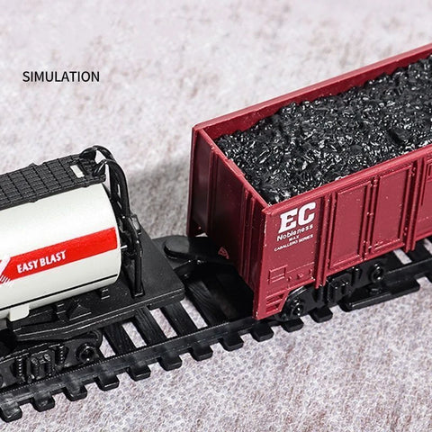 Electric Train Toy with Light & Track Assembly Teeny Pandas