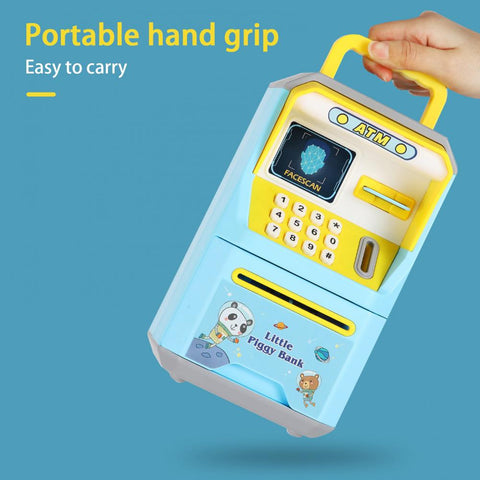 Educational Multifunctional Password Piggy Bank – ATM-Style Money Box for Kids