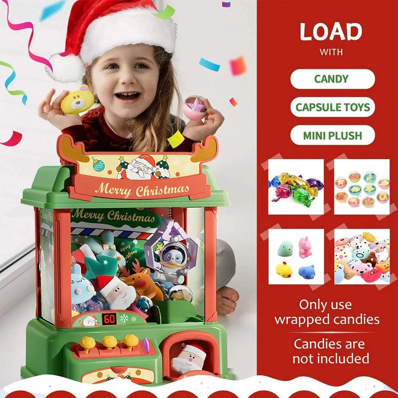 Mini Christmas Claw Machine for Kids - Holiday Fun, Excitement & Learning Teeny Pandas