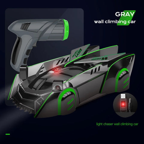 Laser-Controlled Wall Climbing RC Car