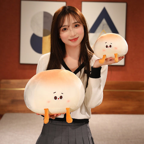 Cute and Soft Steamed Bun Pillow Plushies