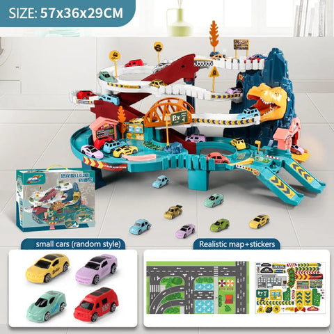 2-in-1 Dinosaur Rail Car Adventure Track