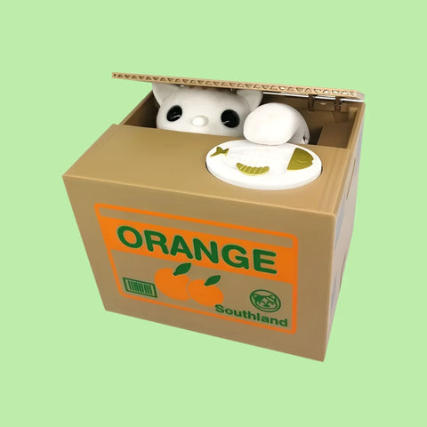 Little Panda Stealing Money Piggy Bank – Interactive Cartoon Savings Box