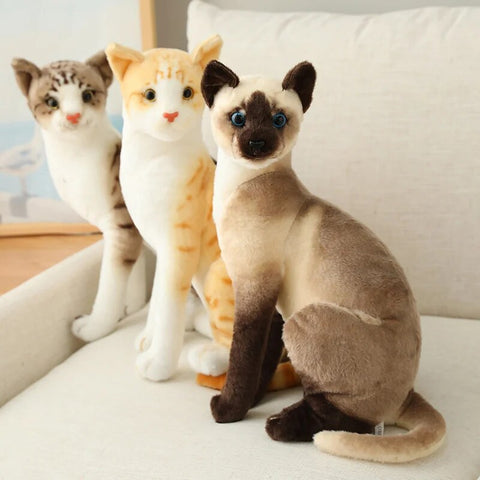 Cute Plush Cat Doll – Soft Stuffed Kitten Toy