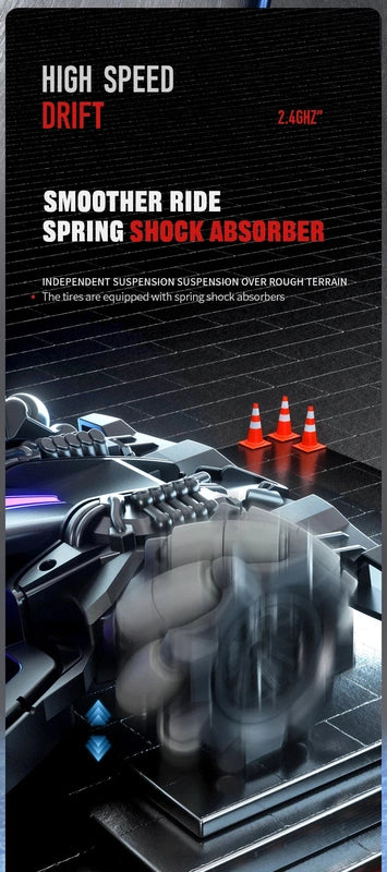 Gesture Sensing Stunt RC Car with 360 Drifting & Realistic Effects - product detail view 12