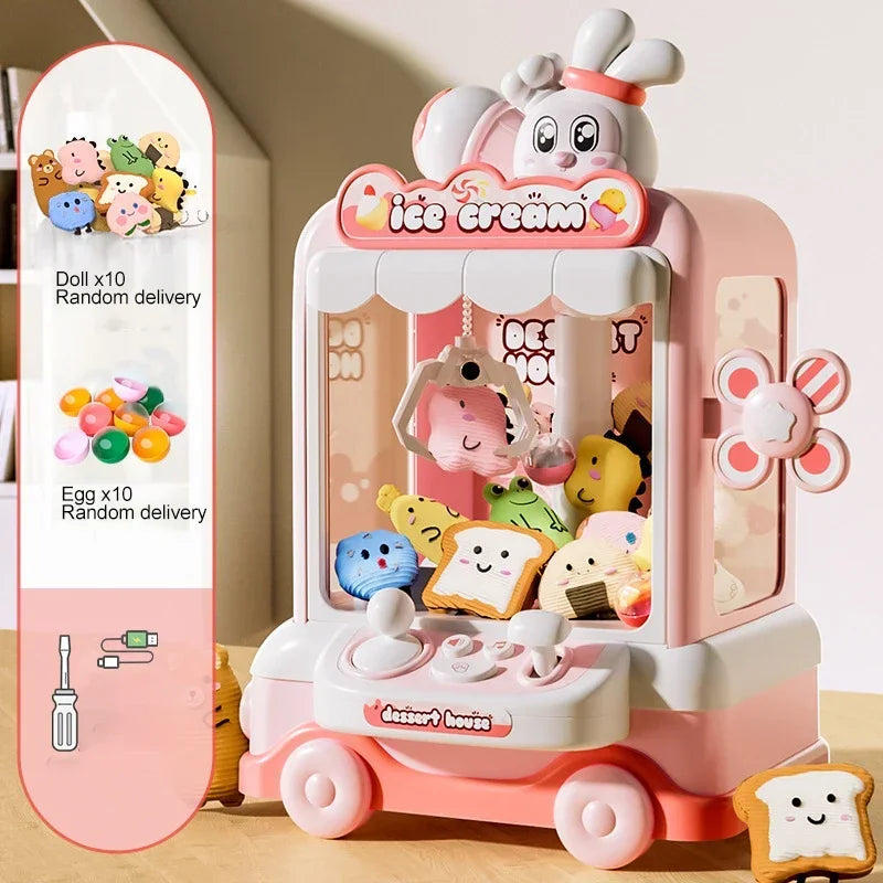 Mini Rabbit Claw Machine for Kids - Fun Prize-Grabber Arcade Toy! Teeny Pandas