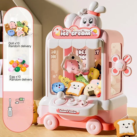 Mini Rabbit Claw Machine for Kids - Fun Prize-Grabber Arcade Toy! Teeny Pandas