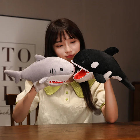 Lifelike Sea Animal Plush Hand Puppets