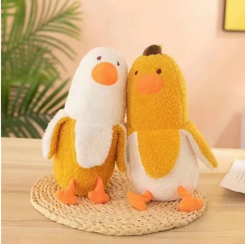 Soft Banana Duck Plushies