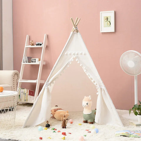 Kids Teepee Tent – Indoor &amp; Outdoor Playhouse for Imaginative Fun Teeny Pandas