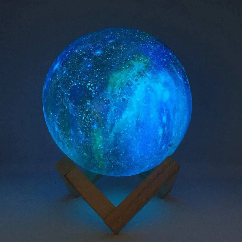 Galaxy Moon LED Night Light - Touch of Magic in Kids' Room! Teeny Pandas