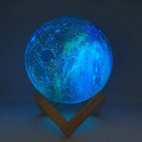 Galaxy Moon LED Night Light - Touch of Magic in Kids' Room! Teeny Pandas