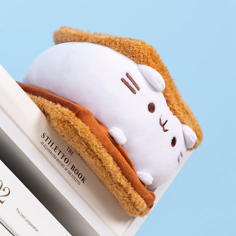 Cute Chocolate Cookie Sandwich Fat Cat Plush Toy – Biscuit Cat Throw Pillow