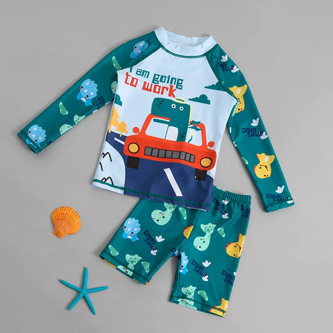 2-Pieces Swimsuit for Girls and Boys