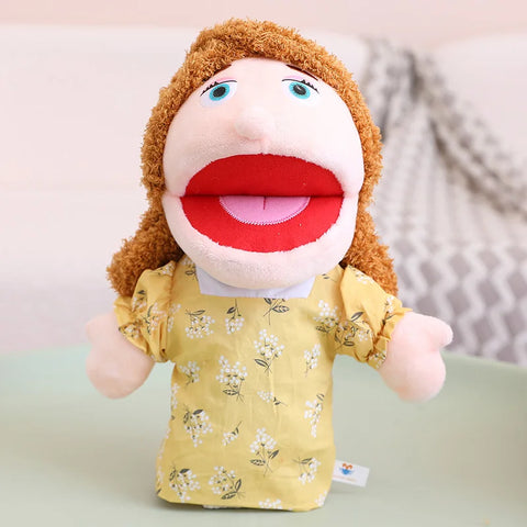 Kids Plush Finger & Hand Puppets – Role Play Toys for Bedtime Stories