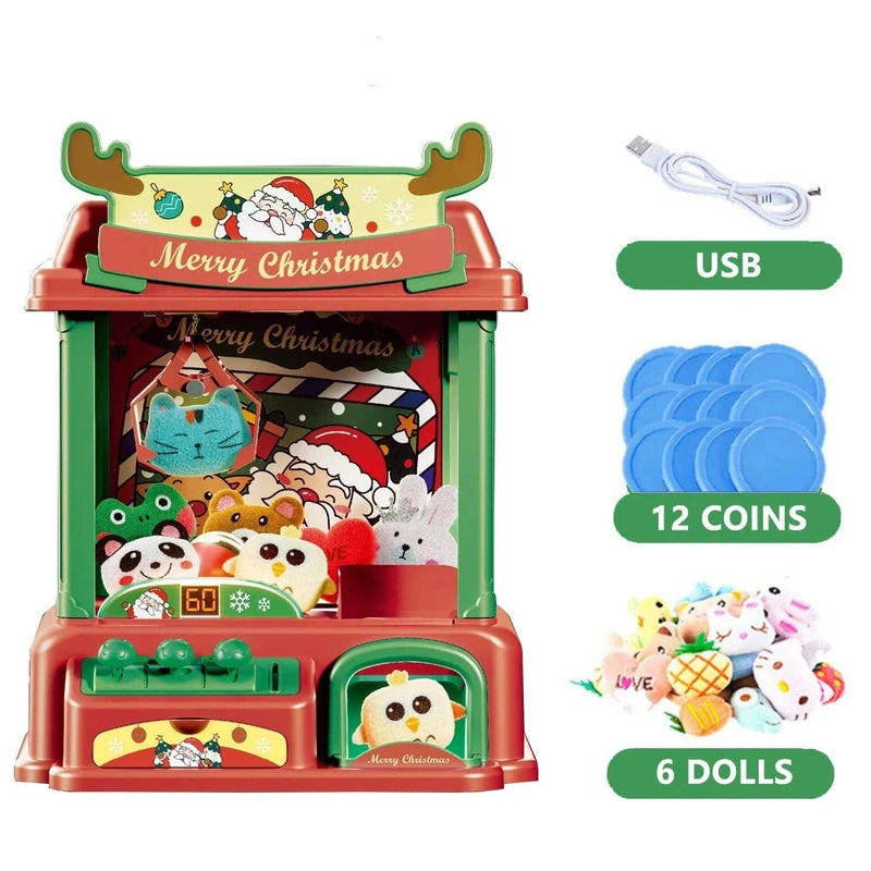 Mini Christmas Claw Machine for Kids - Holiday Fun, Excitement & Learning Teeny Pandas