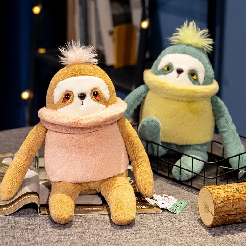 Soft Stuffed Sloth Plushies - product detail view 2
