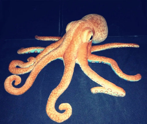 Simulation Octopus and Squid Plush Toys – Realistic Animal Stuffed Dolls