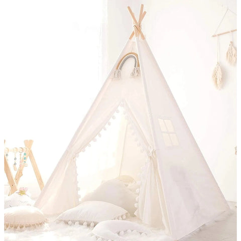 Kids Teepee Tent – Indoor &amp; Outdoor Playhouse for Imaginative Fun Teeny Pandas