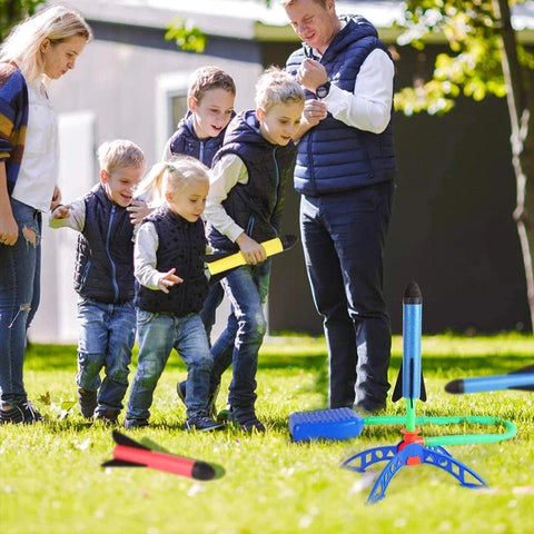 Kids Rocket Foot Pump – Air Powered Soaring Rocket Launcher for Children