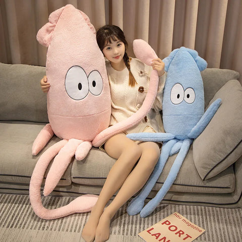 Simulation Octopus Doll - Lifelike Large Squid Plush Toy